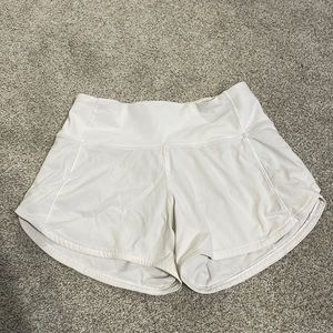 White Lululemon Shorts